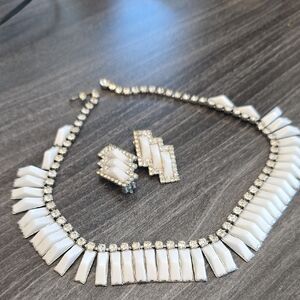Kramer of New York Elegant White Jewelry Set